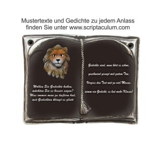 Decoramic Keramikbuch Braun, Motiv L�we