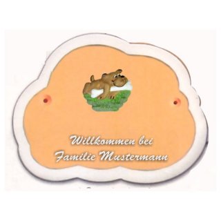 Decoramic Wolkentraum 624 Toskana, Motiv Hundliegend