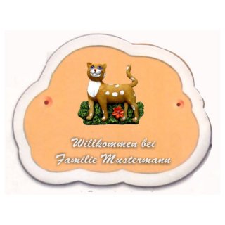 Decoramic Wolkentraum 624 Toskana, Motiv Katze Schwanz