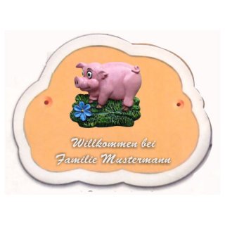 Decoramic Wolkentraum 624 Toskana, Motiv Schwein Glck