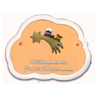 Decoramic Wolkentraum 624 Toskana, Motiv Stern Eisenbahn