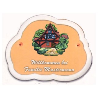 Decoramic Wolkentraum 624 Toskana, Motiv Worpswede Cafe Verrueckt