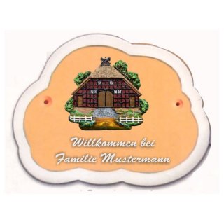 Decoramic Wolkentraum 624 Toskana, Motiv Worpsweder Bauernhaus