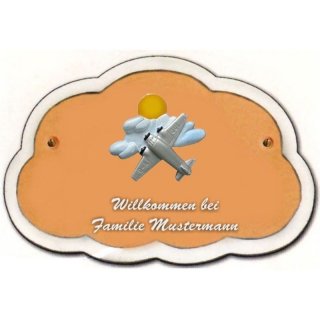Decoramic Wolkentraum 626 Toskana, Motiv Flugzeug