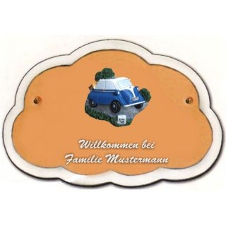 Decoramic Wolkentraum 626 Toskana, Motiv Isetta