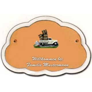 Decoramic Wolkentraum 626 Toskana, Motiv Lastwagen