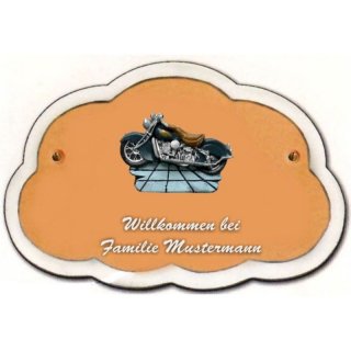 Decoramic Wolkentraum 626 Toskana, Motiv Motorrad