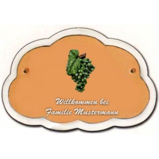 Decoramic Wolkentraum 626 Toskana, Motiv Weintrauben grn