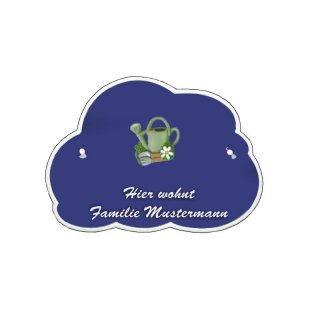 Decoramic Wolkentraum Blau, Motiv Giesskanne