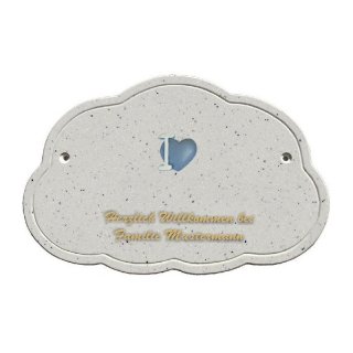 Decoramic Wolkentraum Granitgrau, Motiv I like