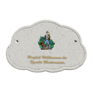 Decoramic Wolkentraum Granitgrau, Motiv Jger