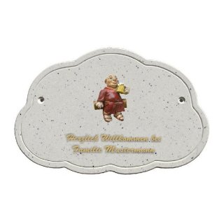 Decoramic Wolkentraum Granitgrau, Motiv Mnch Bier