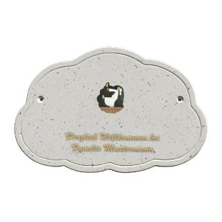 Decoramic Wolkentraum Granitgrau, Motiv Schlafwandler