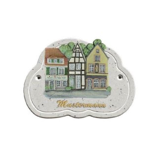 Decoramic Wolkentraum Granitgrau, Motiv Schnoor Bremen