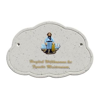 Decoramic Wolkentraum Granitgrau, Motiv Taucher