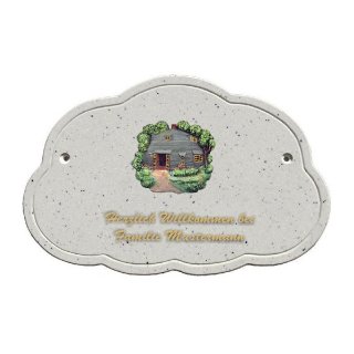 Decoramic Wolkentraum Granitgrau, Motiv Worpswede Kaeseglocke