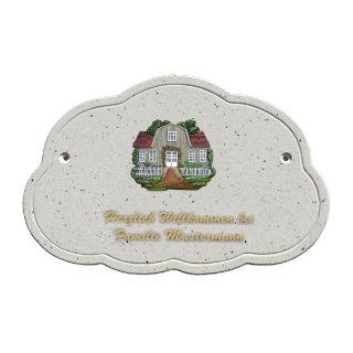 Decoramic Wolkentraum Granitgrau, Motiv Worpswede Paula Modersohn Haus