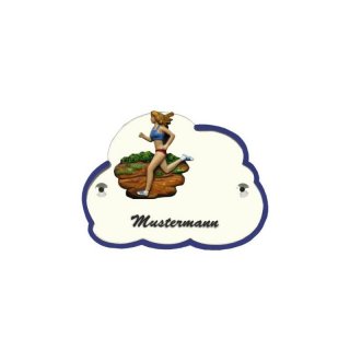 Decoramic Wolkentraum Wei�, Motiv Joggerin