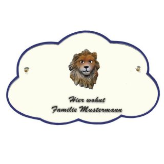 Decoramic Wolkentraum Wei�, Motiv L�we