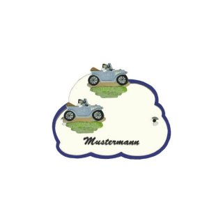 Decoramic Wolkentraum Wei, Motiv Oldtimer