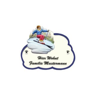 Decoramic Wolkentraum Wei, Motiv Skilufer