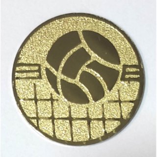 EMBLEM D=25 Volleyball goldfarben