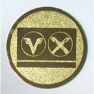 EMBLEM D=25mm Volksbank gold