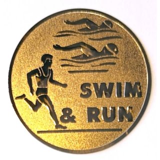 EMBLEM D=50 SWIM & RUN bronzefarben