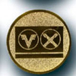 EMBLEM D=50 mm Volksbank silber