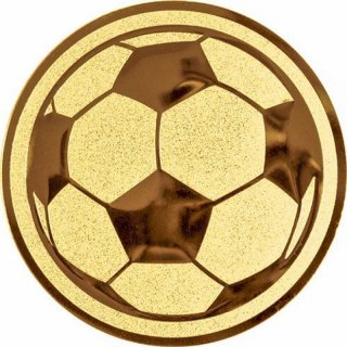 Emblem 50mm Fuball Ball silberfarben
