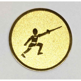  Emblem D=25 LeichtathletikMehrkampf gldfarben