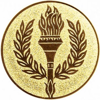Emblem D=25 mm Siegesflamme goldfarben