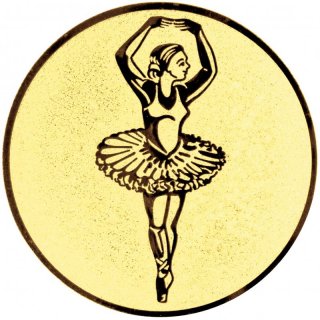 Emblem D=25 mm Tanzmariechen gold