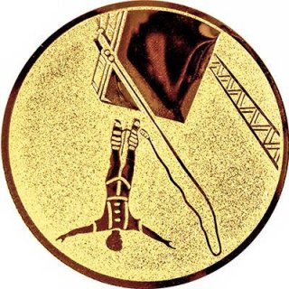 Emblem D=50 Bungeespringen goldfarben