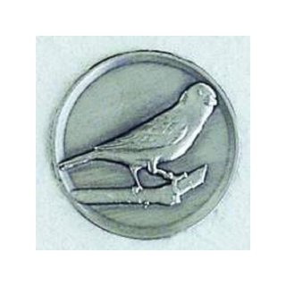Emblem D=50 mm Kanarienvogel