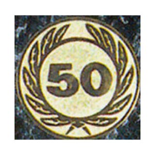 Emblem D=50 Nr.50 Bronzefarben