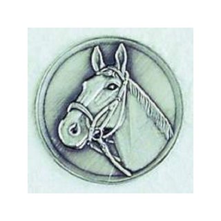 Emblem D=50 mm Pferdekopf