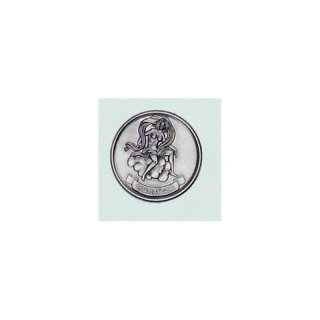 Emblem D=50 mm Sternzeichen Jungfrau