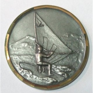 Emblem D=50 mm Segeln Metallausfhrung
