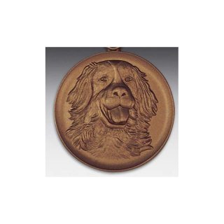Emblem D=50mm Bern. Sennenhund, bronzefarben in Kunststoff fr Pokale und Medaillen