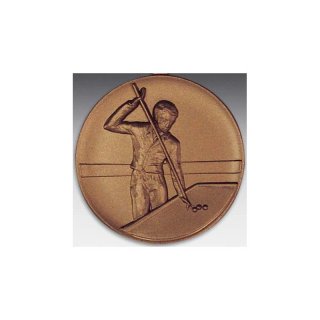 Emblem D=50mm Billard, bronzefarben in Kunststoff fr Pokale und Medaillen