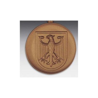 Emblem D=50mm Bundesadler,   bronzefarben, siber- oder goldfarben