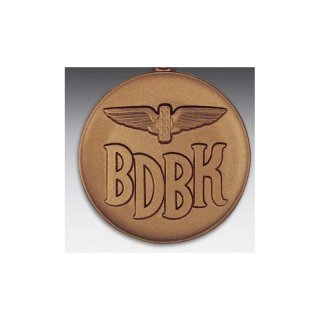 Emblem D=50mm Deutscher Kraftfahrer, bronzefarben in Kunststoff fr Pokale und Medaillen