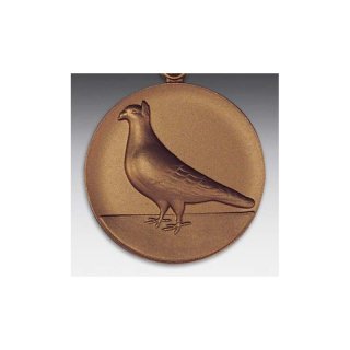 Emblem D=50mm Frnk. Trommelt., bronzefarben in Kunststoff fr Pokale und Medaillen