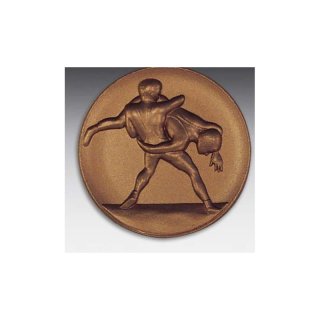 Emblem D=50mm Freistiel, bronzefarben in Kunststoff fr Pokale und Medaillen