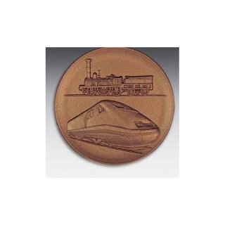 Emblem D=50mm Intercity IC und Adler, bronzefarben in Kunststoff fr Pokale und Medaillen