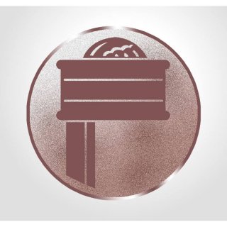 Emblem D=50mm Korbball bronzefarben