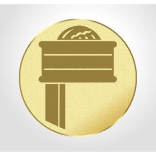 Emblem D=50mm Korbball goldfarben