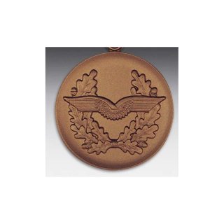 Emblem D=50mm Luftwaffe deutsch, bronzefarben in Kunststoff fr Pokale und Medaillen