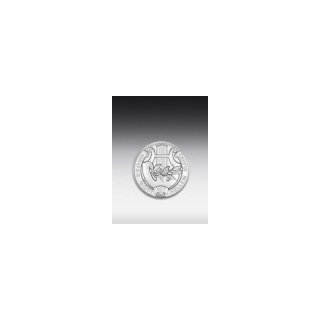 Emblem D=50mm Lyra neu, bronzefarben in Kunststoff fr Pokale und Medaillen